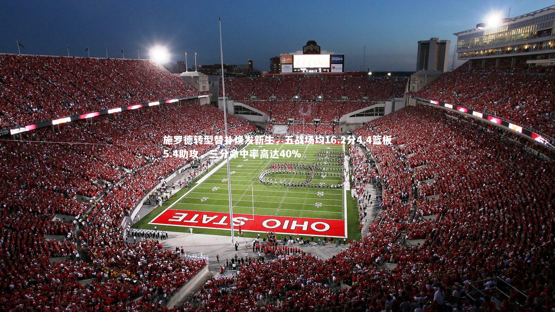 九游体育登录入口_施罗德转型替补焕发新生，五战场均16.2分4.4篮板5.4助攻，三分命中率高达40%